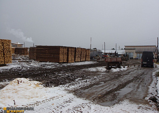 Площадка для хранения обрезной доски