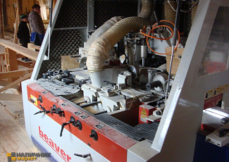 Современный четырехсторонний деревоообрабатывающий станок