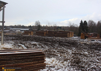 Площадка для хранения обрезной доски